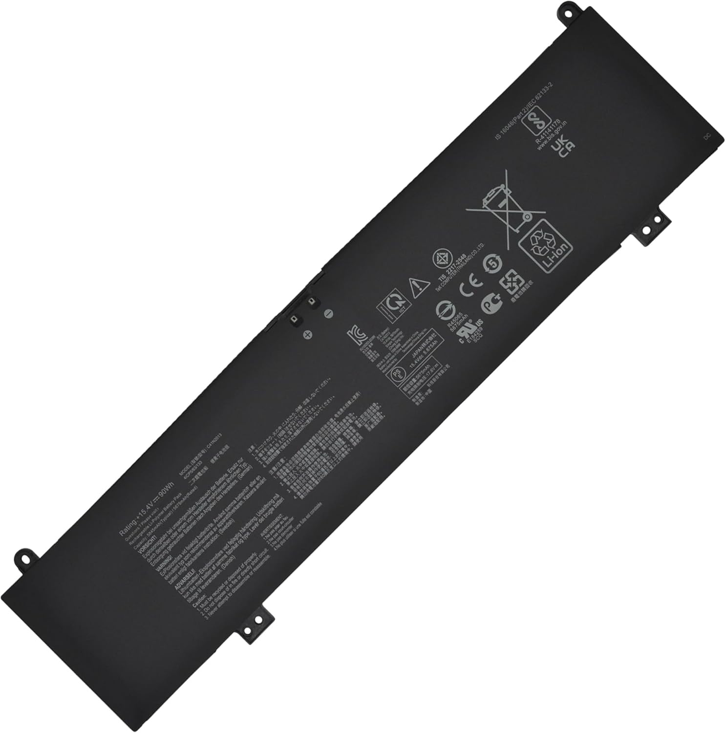 C41N2013 Asus Laptop Battery for ASUS ROG Zephyrus G15 G513 G513QR G513QY G533 G533QS GA503 GA503QM G17 G713 G733 Zephyrus M16 GU603 S17 GX703 GX703HS GX703HSD GX701LV GX701LXS Series C41N2013-1 15.4V 90Wh Laptop Batteries JS Bazar