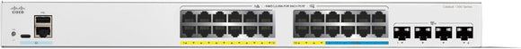 Cisco Catalyst 1300-24MGP-4X Managed Switch, 16 Port GE, 8 Port 2.5GE, PoE, 4x10GE SFP+ (C1300-24MGP-4X) Networking Switches JS Bazar