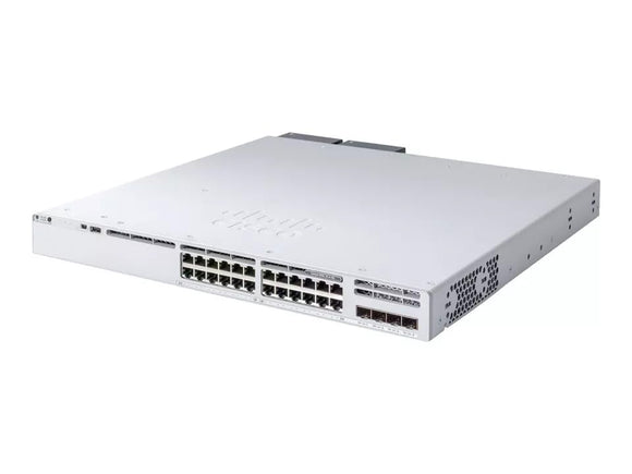 Cisco C9300-24S-A Catalyst 9300 24-Port 1GE SFP Modular Uplink Network Advantage Switch Networking Switches JS Bazar
