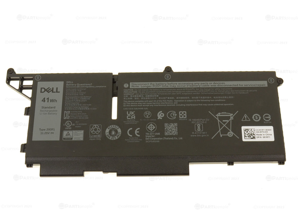 11.25V 41Wh New 293F1 Laptop Power Battery Notebook Original For Dell Latitude 13 7330 01VX5 404T8 51R71 8WRCR M69D0 - JS Bazar