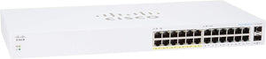 Cisco Business CBS110-24PP Unmanaged Switch , 24 Port GE , Partial PoE , 2x1G SFP Shared , (CBS110-24PP-NA)