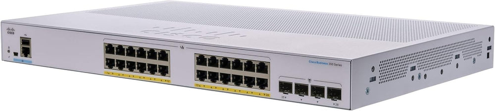 Cisco CBS350-24P-4X network switch Managed L2/L3 Gigabit Ethernet Silver