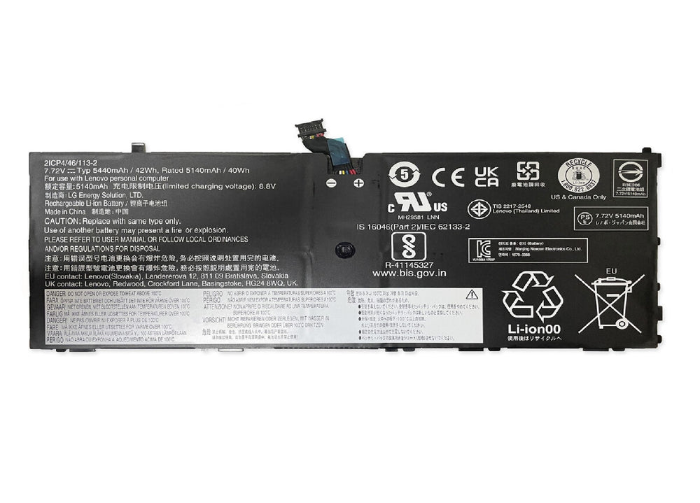 L16L4P91 01AV454 L16M4P91 L16S4P91 SB10K97599 5B10W13919 Laptop Battery Compatible for Lenovo ThinkPad X1 Tablet 3rd Gen Series (7.72V 42Wh) Laptop Batteries JS Bazar