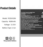Original RC30-0196 Laptop Battery Replacement Compatible for Razer Blade Stealth RZ09-0239 13.3"inch Touch QHD i7-8550u RZ09-02393E32-R3U1 Series 53.6Wh/4640mAh Laptop Batteries JS Bazar