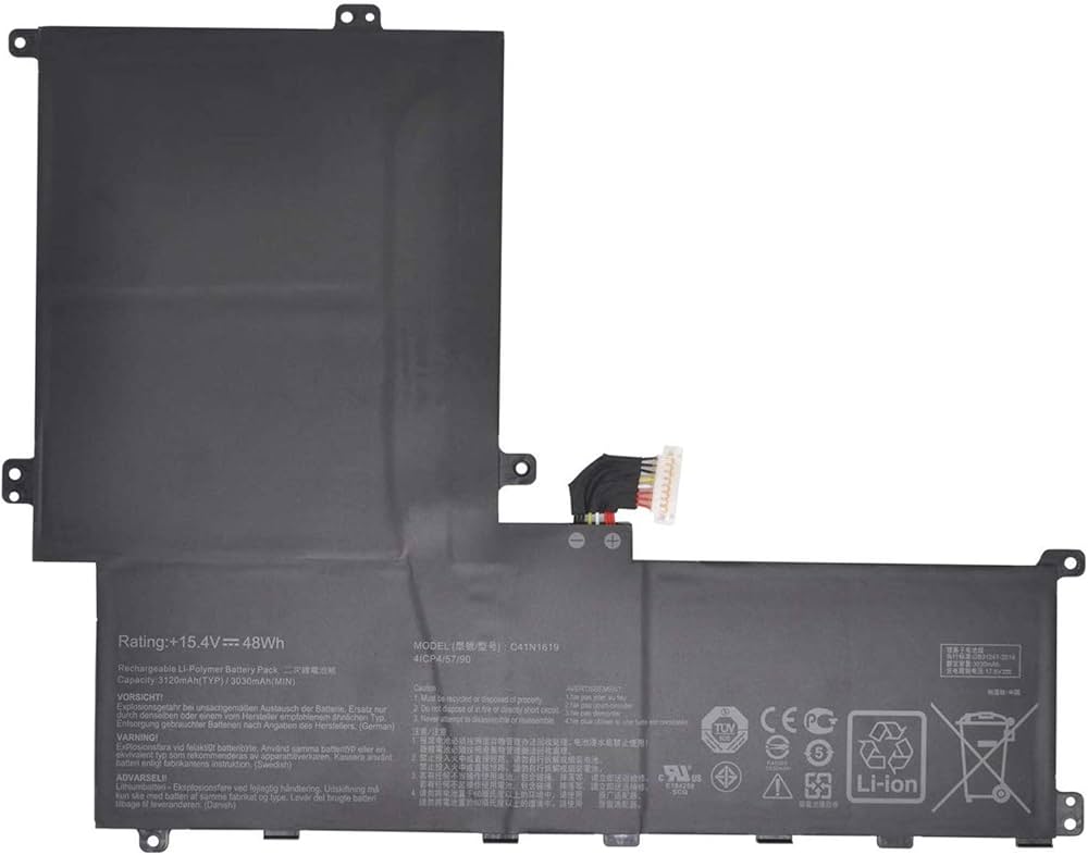 C41N1619 Asus Laptop Battery for Asus Pro Advanced B9440 B9440UA7200 B9440UA7500 Pro B9440 Pro B9440UA Series (15.4V 48Wh 3120mAh) Laptop Batteries JS Bazar