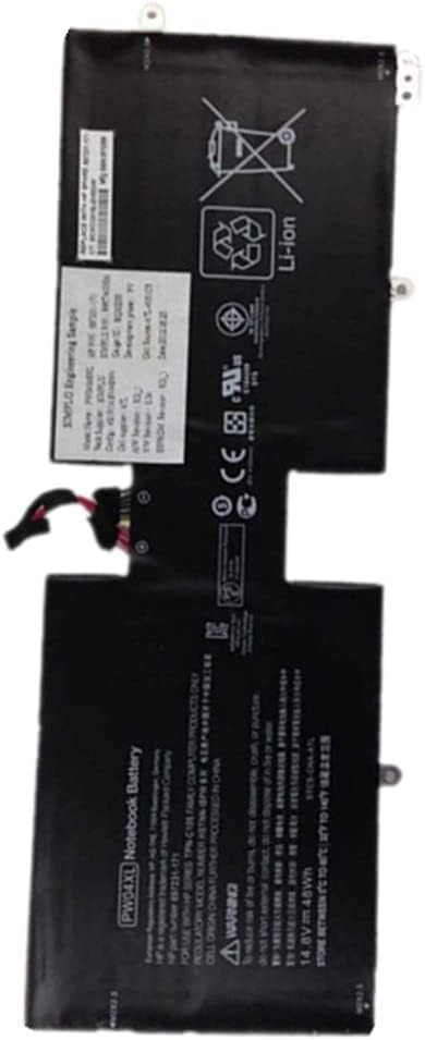 14.8V PW04XL Laptop Battery for HP Spectre XT TouchSmart 15-4000eg Ultrabook - JS Bazar