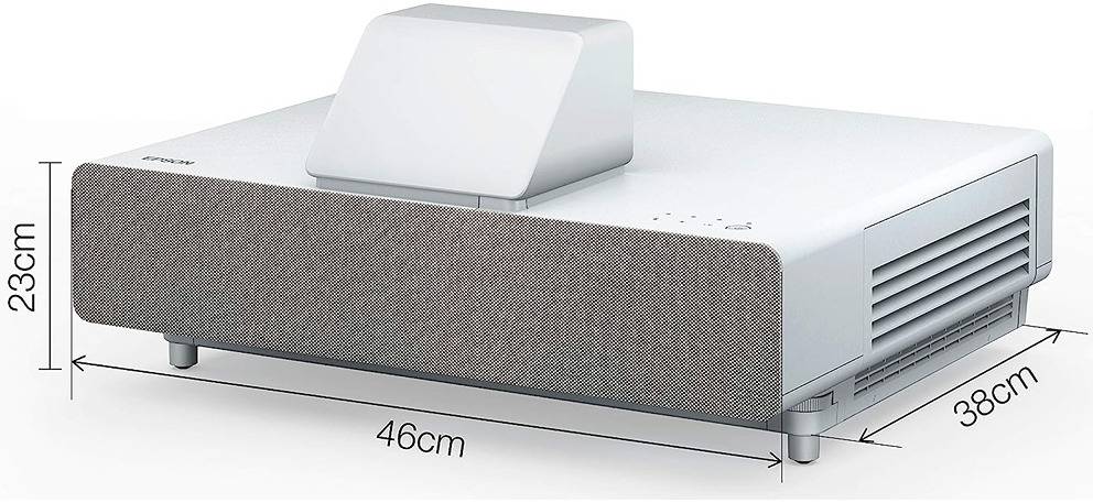 EPSON EpiqVision Ultra LS500 Android TV Edition Smart 4000 Lumen 4K Pro UHD Projector, 65" to 130" Screen Size, 3LCD Projectors JS Bazar