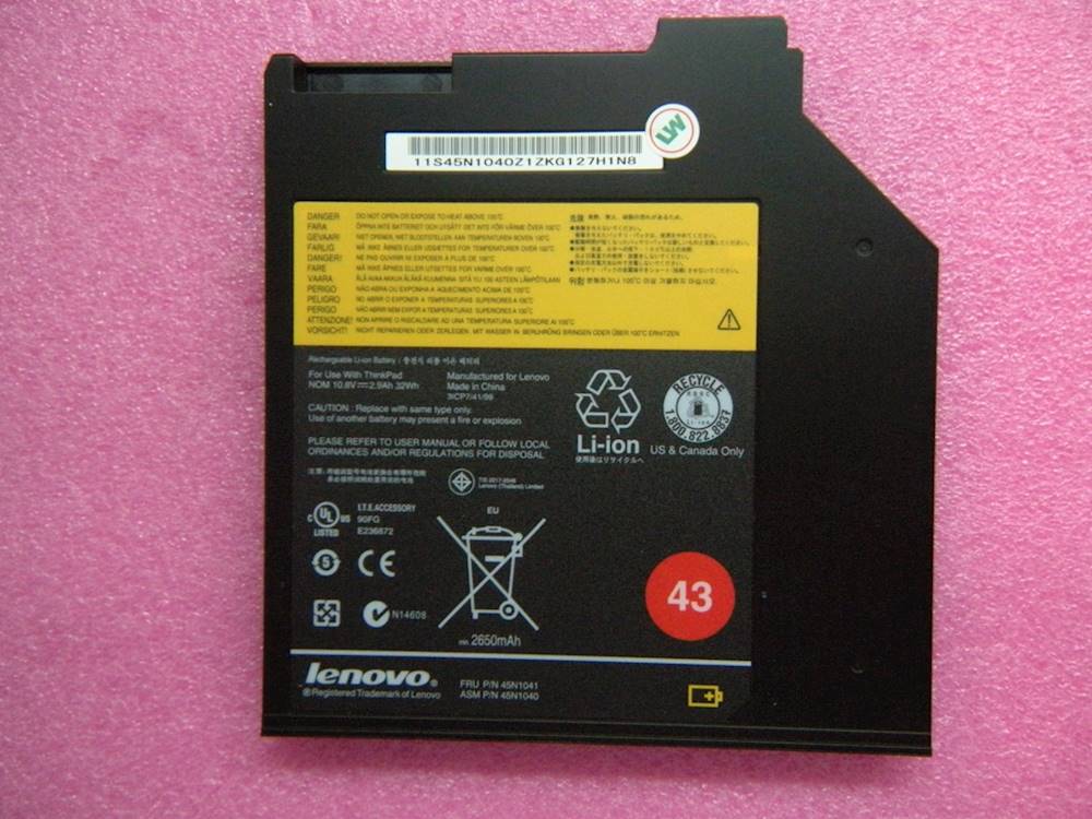 45N1040 45N1041 Lenovo Thinkpad T400 T400S T500 R400 R500 W500 T420S T410S T430S Laptop Battery - JS Bazar