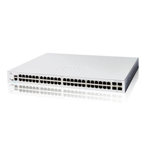 Cisco Catalyst 1200-48P-4G Smart Switch, 48 Port GE, PoE, 4x1GE SFP, (C1200-48P-4G)