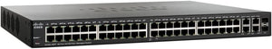 SF300-48PP-K9-EU - Cisco 300 Series Managed Switches,48 10/100 PoE+ ports with 375W power budget, 2 10/100/1000 ports, 2 combo mini-GBIC ports, EU