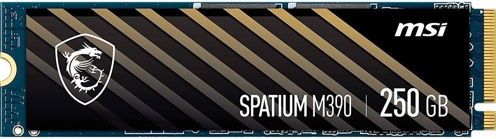 MSI Spatium M390 250GB PCIe M.2 2280 Internal Solid State Drive, PHISON E15T, Black : S78-4409PL0-P83 - JS Bazar