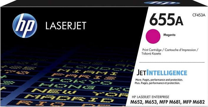 HP 655A Magenta Original LaserJet Toner Cartridge | CF453A