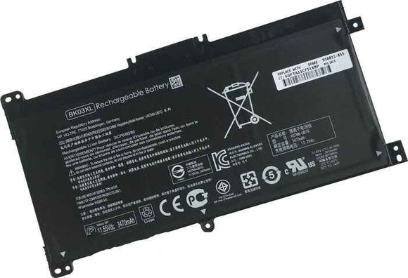 HP BK03XL HSTNN-UB7G 916366-541 Pavilion x360 Replacement Battery Laptop Batteries JS Bazar