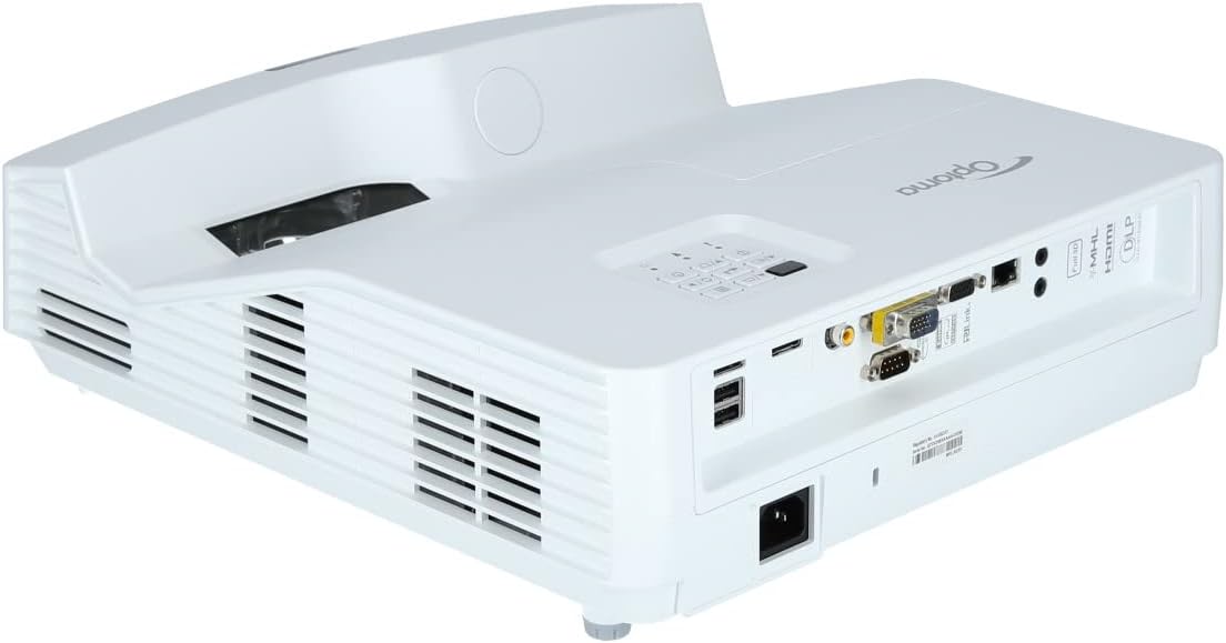 Optoma X340UST Ultra Short Throw Projector, 4000 ANSI Lumens, DLP Technology, 70" to 100" Display Size, Fixed Zoom Projectors JS Bazar