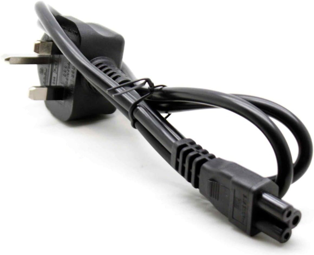 3 Pin Laptop Power Cable - UK plug With Laptop power lead - JS Bazar