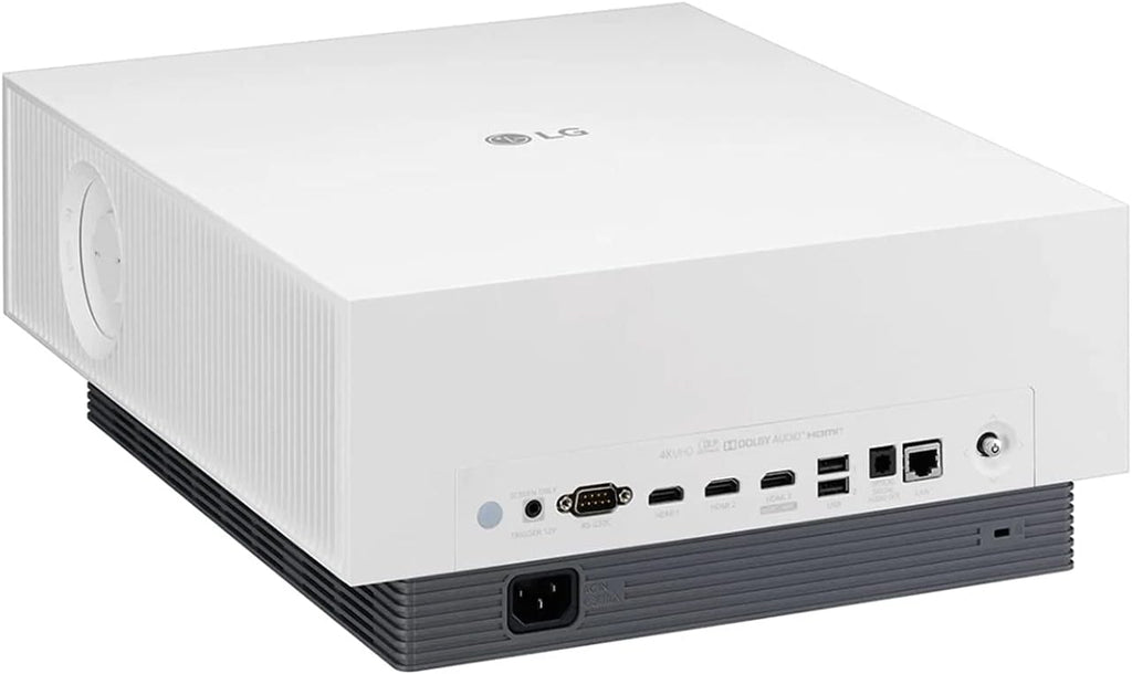 LG AU810PW Projector, 2700 ANSI Lumens, 4K UHD 3840x2160 Resolution, 40" to 300" Display Size, 1.6x Zoom Projectors JS Bazar