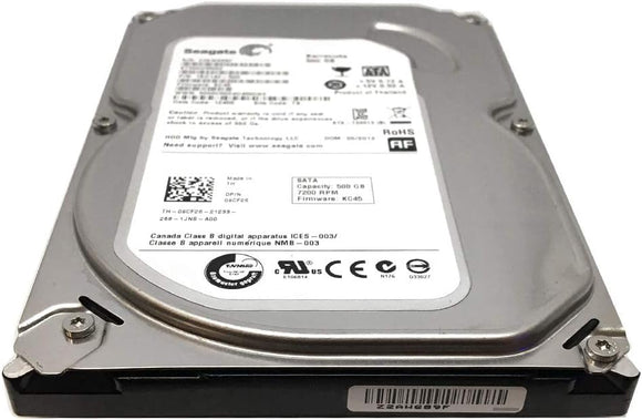 Seagate Barracuda ESA-3502 Internal Hard Drive 3.5 Inches - 500 GB (ST500DM002) + Silicone HDD 3.5 Inch Hard Drives JS Bazar