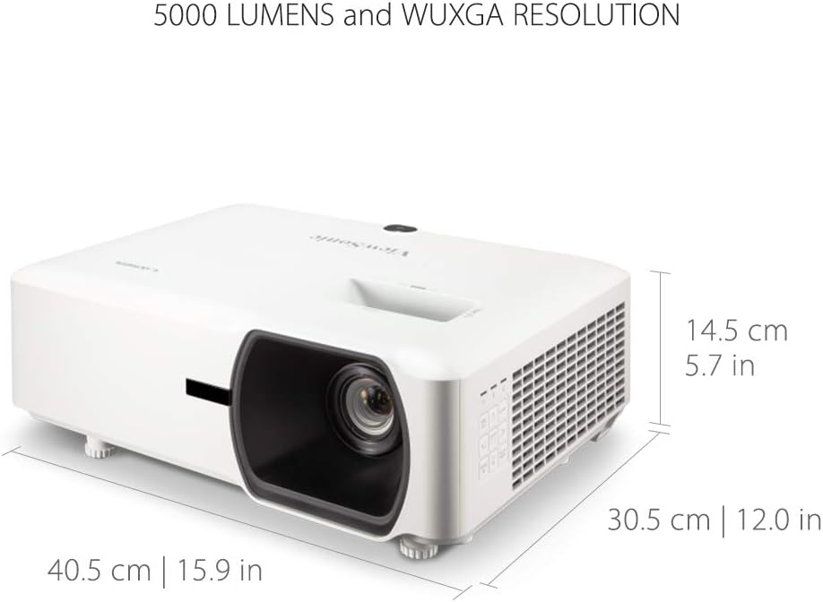 ViewSonic LS750WU Projector, 5000 ANSI Lumens, 30