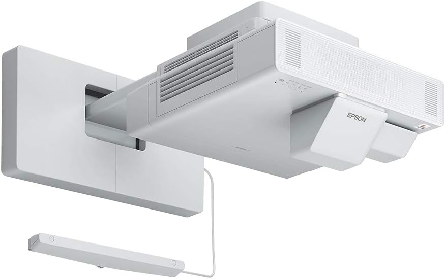 Epson EB-1485F1 Projector, 5000 Lumens, Resolution 1920x1080 Full HD, Throw Ratio 16:6, Laser Lamp-Free Ultra Short Throw Projectors JS Bazar