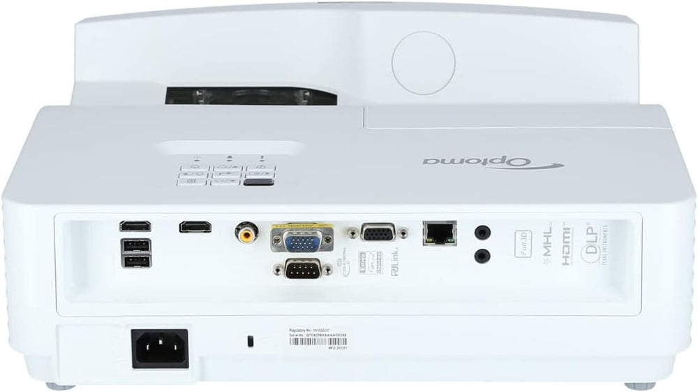 Optoma X340UST Ultra Short Throw Projector, 4000 ANSI Lumens, DLP Technology, 70