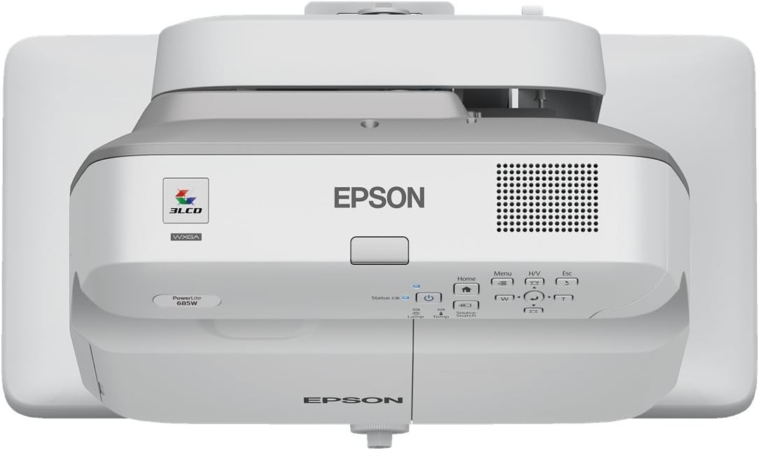 Epson PowerLite 685W WXGA 3LCD Projector - White / Grey : Eb-685w Projectors JS Bazar