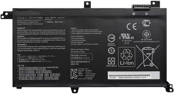 B31N1732 Original Asus Battery 11.52V 42Wh Compatible with ASUS Vivobook S14 S430 X430 S430FA-EB021T S430UA-EB015T Series Notebook 0B200-02960400 0B200-02960000 3 ICP5/5 7/81 Notebook Laptop Batteries JS Bazar
