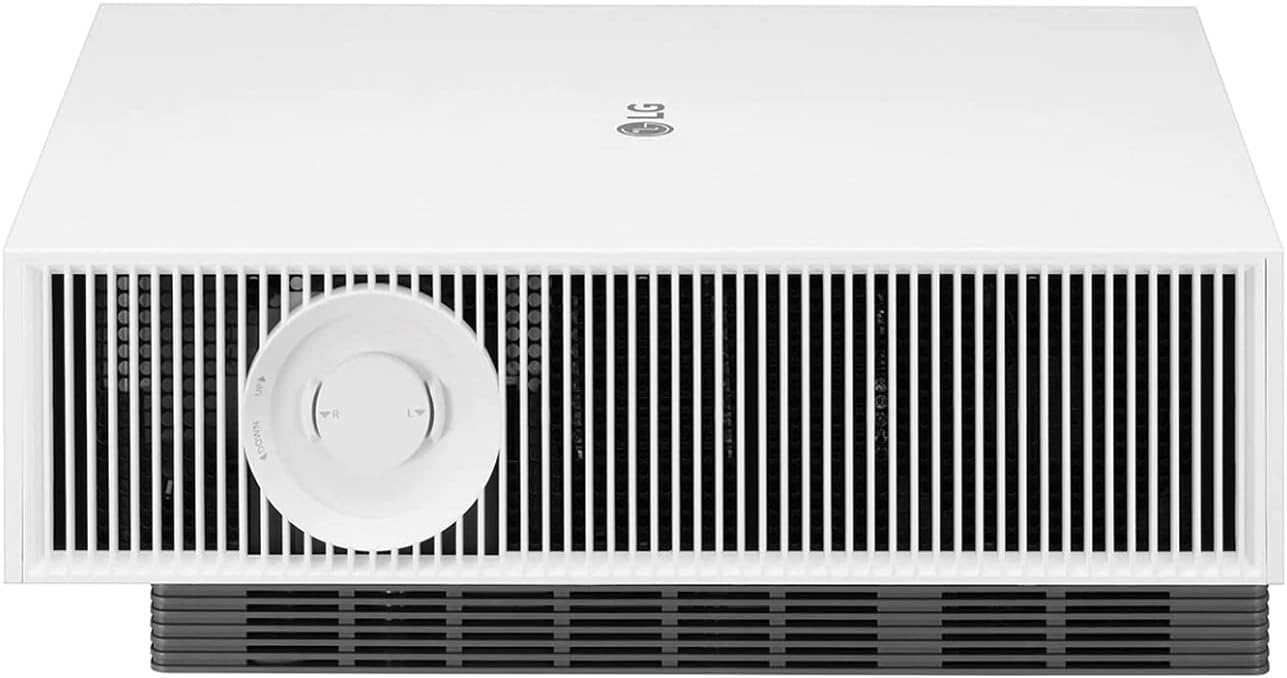 LG AU810PW Projector, 2700 ANSI Lumens, 4K UHD 3840x2160 Resolution, 40" to 300" Display Size, 1.6x Zoom Projectors JS Bazar