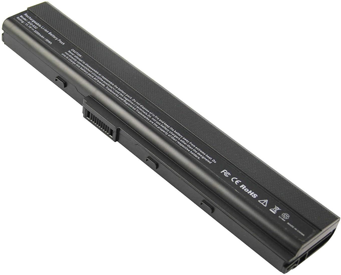 A32-K52 A42-K52 A31-K52 A41-K52 A41-B53 Laptop Battery for Asus K52F K52J A52F X52F K52 K42F X52J A52J A42J K52JC A40DE A40DR A40DY A40F 40F 40JB A40JC A40JK A40J A40JA A40JE(11.1V) Laptop Batteries JS Bazar