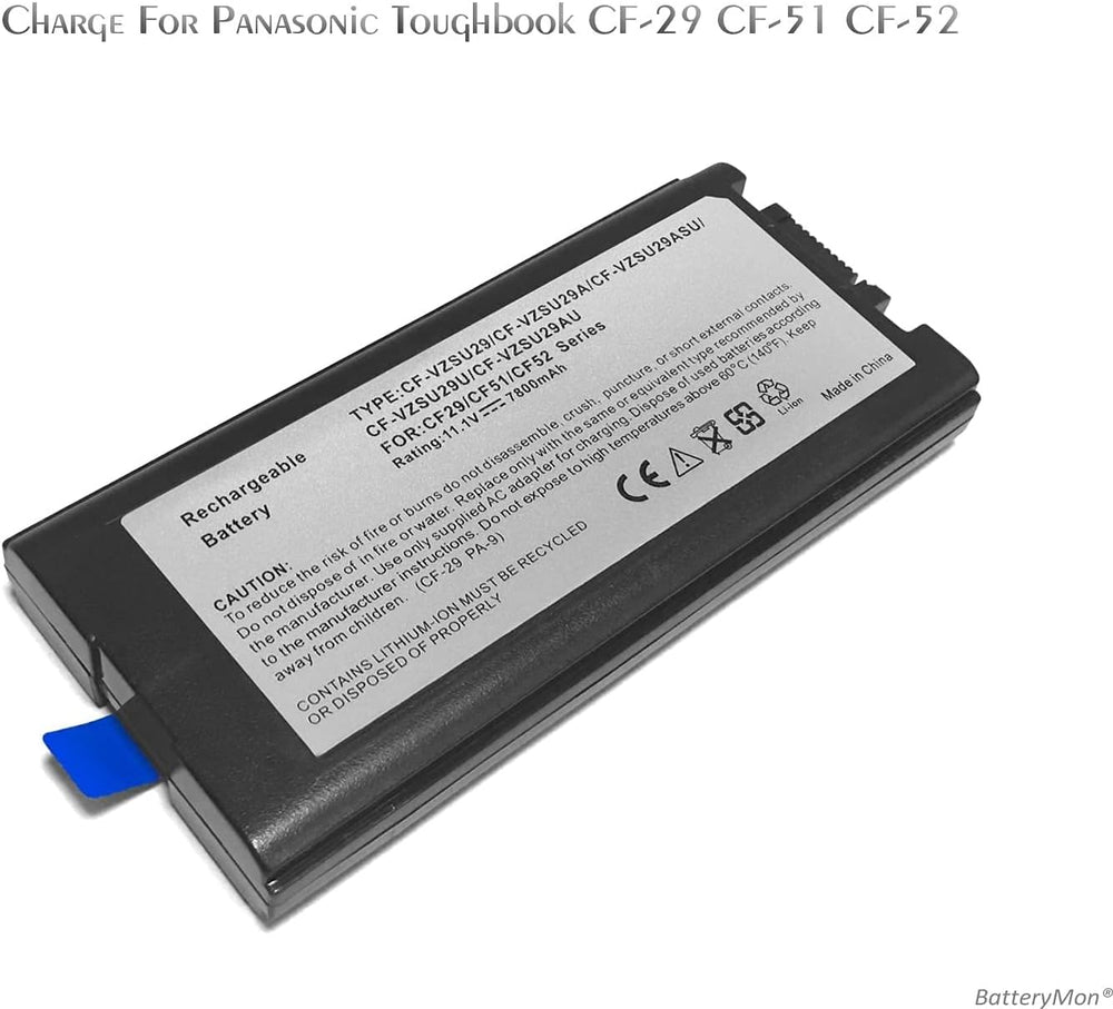 Laptop Battery CF-VZSU29 for Panasonic CF-29 CF-51 CF-52 Series Toughbook, P/N: CF-VZSU29A CF-VZSU29R CF-VZSU29ASU CF-VZSU29U CF-VZSU29AU - JS Bazar