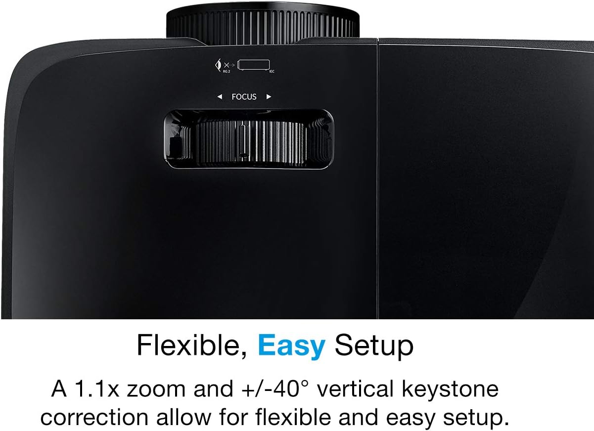 Optoma S336 UK DLP Projector, 4000 Lumens Brightness, Integrated 10-Watt Speaker, 1.94 to 2.16:1 Throw Ratio, Analog Audio Input & Output Projectors JS Bazar
