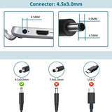 45W Dell Laptop charger for Dell Inspiron Latitude XPS Vostro Laptop AC Replacement Adapter CDF57 0CDF57 19.5V 2.31A Laptop Charger JS Bazar