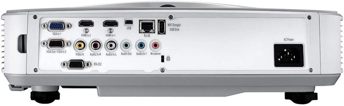 Optoma ZW400USTi Projector, DLP Technology, 4000 ANSI Lumens, WXGA Resolution, 16:9 Aspect Ratio, IP5X Dust Resistant Projectors JS Bazar