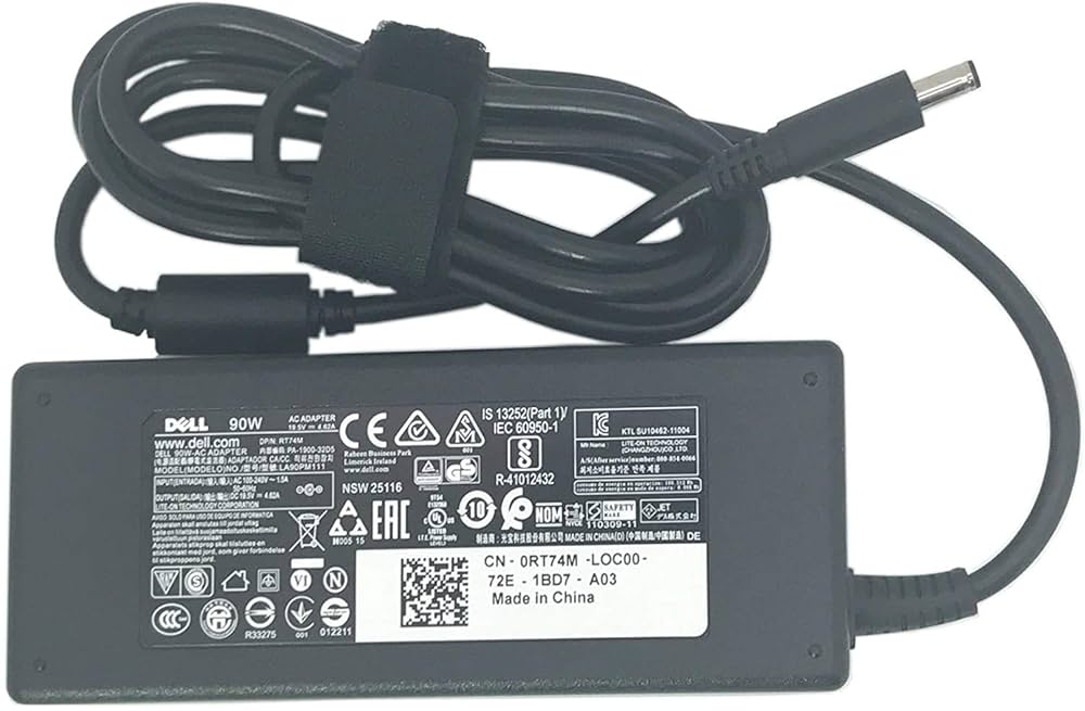 90W Dell charger  19.5V 4.62A For Dell laptop AA90PM111 MV2MM 0MV2MM