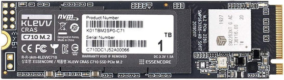 Klevv Cras C710 1TB M.2 Pcie 3x4 Nvme 3D NAND Internal (SSD) Read Speed 2,050MB/S / Maximum Write Speed 1,650MB/S : K01TBM2SP0-C71 Hard Drives JS Bazar