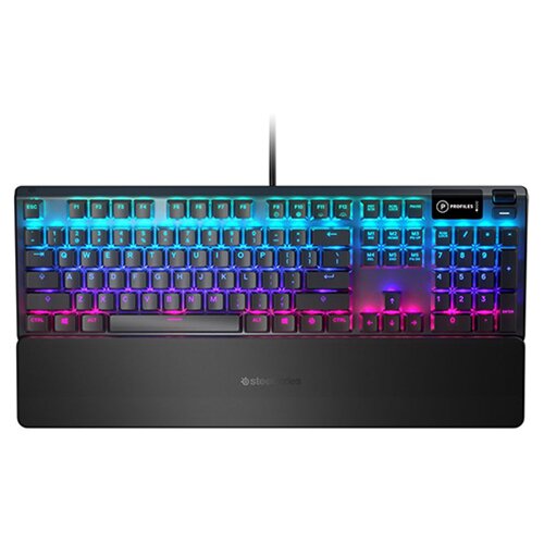 SteelSeries Apex 5 Hybrid Mechanical Gaming Keyboard With OLED Smart Display | 64532 Gaming Keyboard JS Bazar