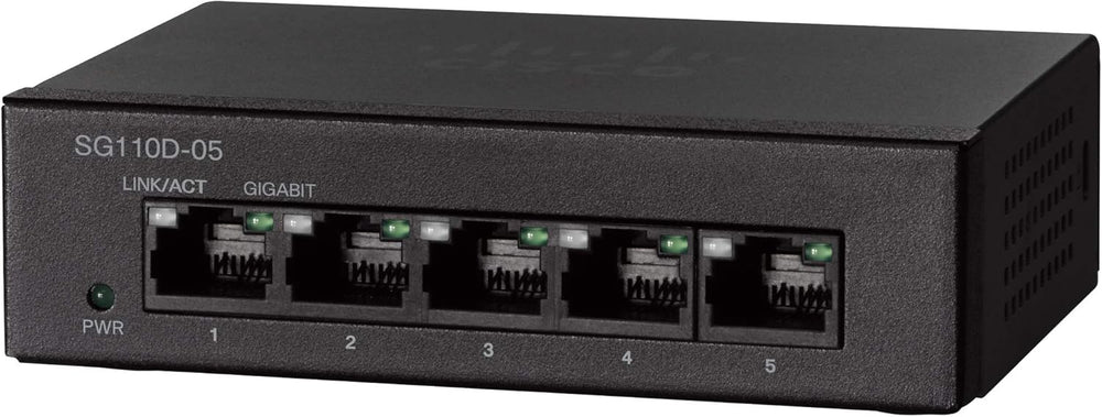 G110D-05 - Cisco Small Business 110 Series Unmanaged Switche-Cisco SG110D-05 5-port Gigabit Desktop Switch