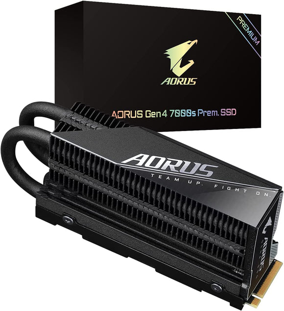 Gigabyte Aorus Gen4 7000s Prem. 2TB SSD, DDR4 2GB External Cache, PCI-Express 4.0 x4 Interface : GP-AG70S2TB-P Hard Drives JS Bazar