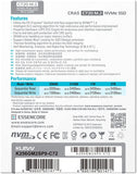 Klevv Cras C720 M.2 NVMe Internal Solid State Drive, PCle Gen3 x4, 512GB, 3D TLC NAND R/W, Up to 3400MB/s & 2400MB/s : K512GM2SP0-C72 Hard Drives JS Bazar