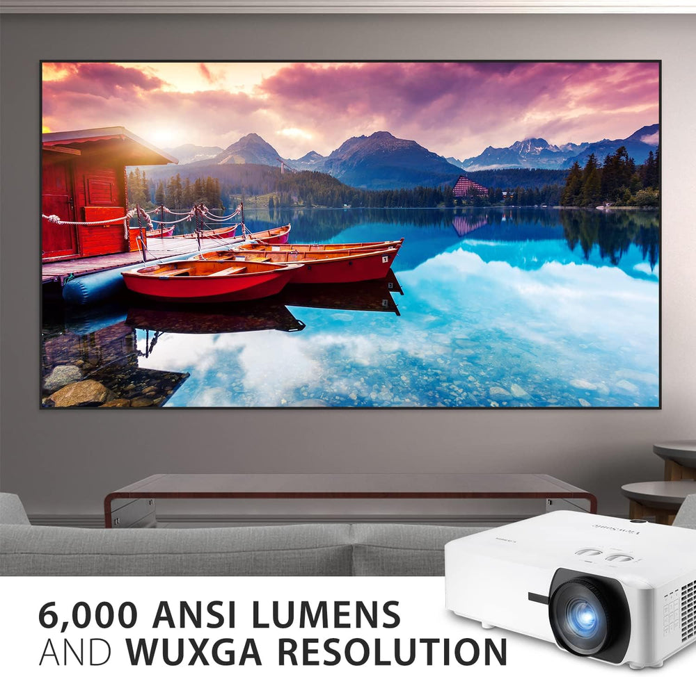 ViewSonic LS920WU Projector, 6000 ANSI Lumens, 30