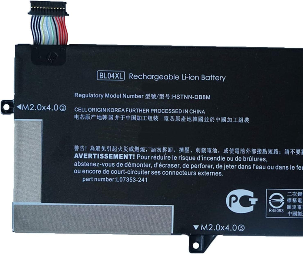 BL04XL BL04056XL HSTNN-DB8M Laptop Battery Replacement for HP EliteBook X360 1040 G5 G6 Series(7.7V 56Wh) - JS Bazar