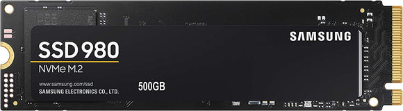Samsung 980 500GB SSD, PCIe Gen 3.0 x4, NVMe 1.4, Form Factor M.2 (2280) : MZ-V8V500BW Hard Drives JS Bazar