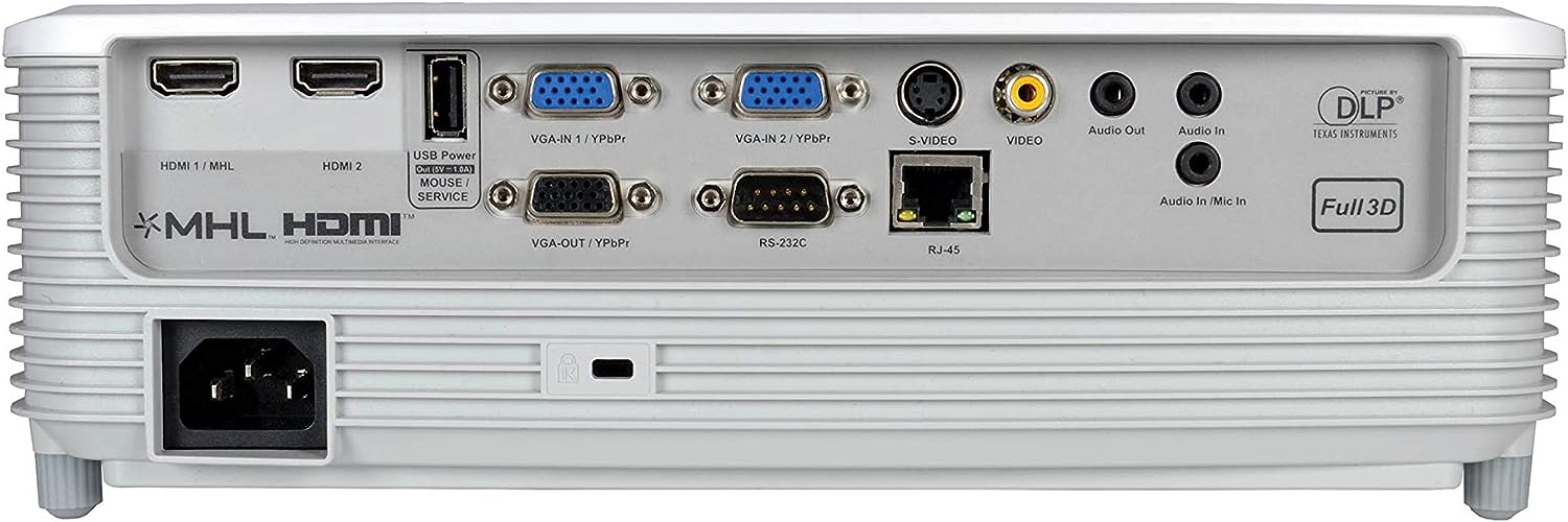 Optoma EH400 Projector, DLP Display Technology, 4000 ANSI Lumens, 33.5" to 306" Display Size, 1.1x Zoom, 16:9 Aspect Ratio, 2*HDMI Projectors JS Bazar