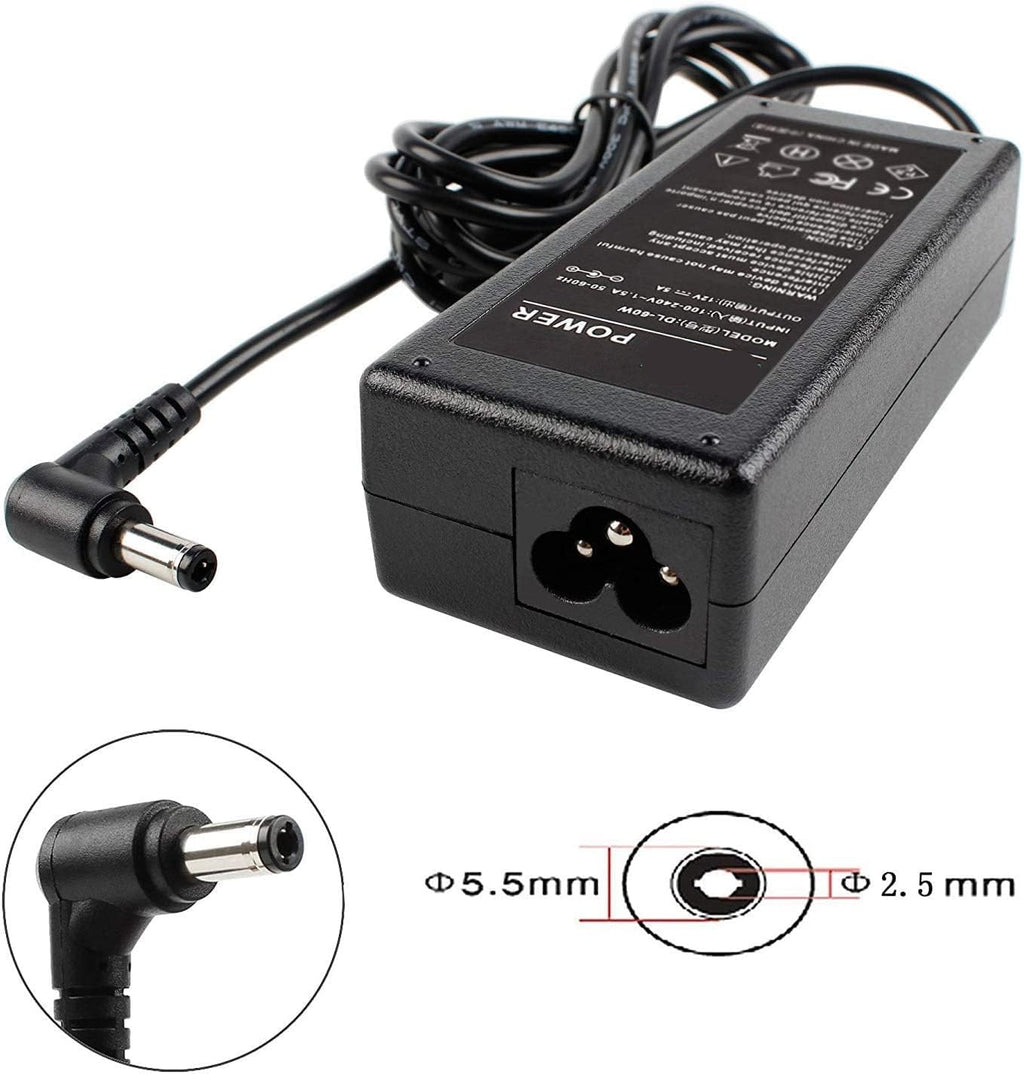 60W Laptop AC Power Replacement Charger Supply for DELL Model ADP-70BB 12V/5A (5.5mm*2.5mm)