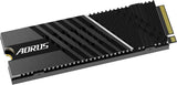 GIGABYTE AORUS Gen4 7300 1TB M.2-2280 NVMe SSD with Heatsink, PS5 Ready, 700TBW : AG4731TB Hard Drives JS Bazar