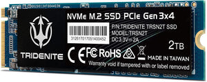 TRIDENITE 2TB NVMe M.2 2280 PCIe Gen 3x4 Internal Solid State Drive (SSD) - JS Bazar