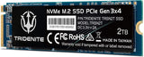 TRIDENITE 2TB NVMe M.2 2280 PCIe Gen 3x4 Internal Solid State Drive (SSD) Hard Drives JS Bazar
