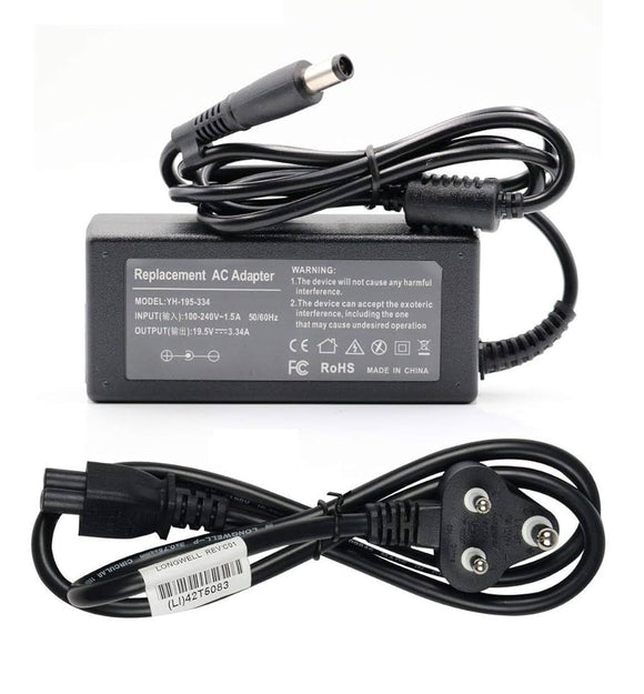 65W Dell Laptop charger for Dell Latitude 3480, Inspiron 18 1810, Inspiron 15 7560, Inspiron 13 7348, XPS 12,13 Series Laptop Adapter Laptop Charger JS Bazar
