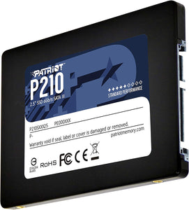 Patriot P210 2.5" 512GB SATA III Internal Solid State Drive (SSD) : P210S512G25 Hard Drives JS Bazar