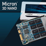 Crucial MX500 2TB SATA 2.5-inch 7mm (with 9.5mm adapter) Internal SSD : CT2000MX500SSD1