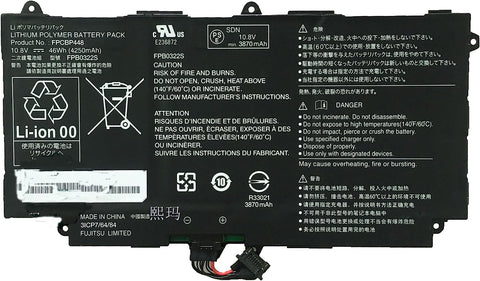 Laptop Battery Compatible for Fujitsu Stylistic Q736 Q737 Q775 FPCBP448 (10.8V 46W 4250mAh) PC Compatible Battery Replacement Rechargeable Battery